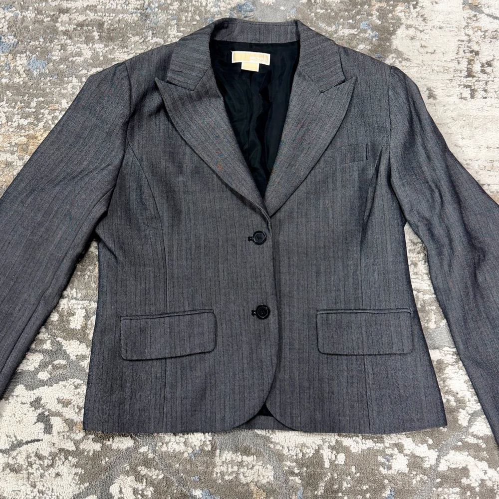 Michael Kors Women's Gray Blazer - Sz 12 - Like New